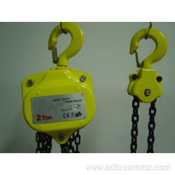 quality guaranteed hand chain block hoist